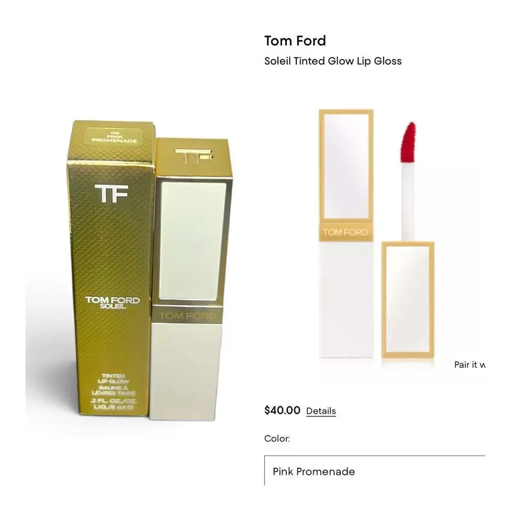 Tom Ford Soleil Tinted Lip Glow in 08 Pink Promenade
